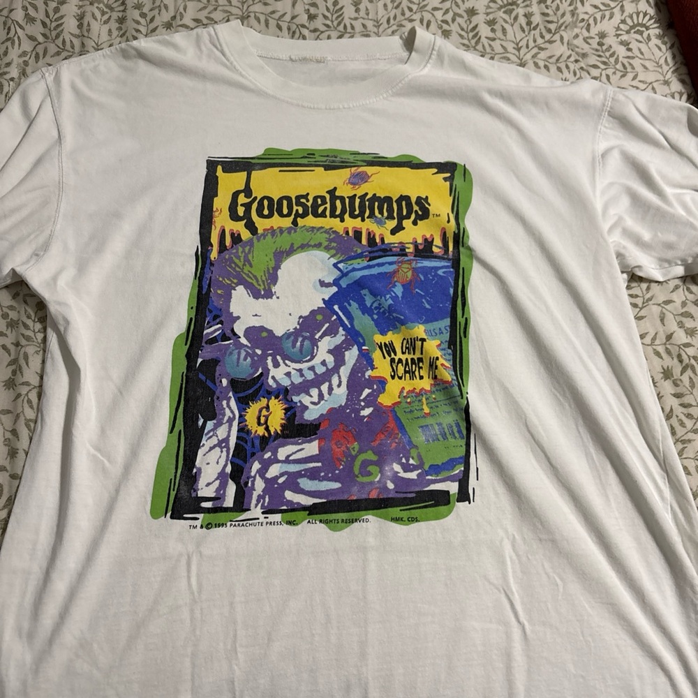 Vintage 95 Goosebumps size XL you can’t scare me tee